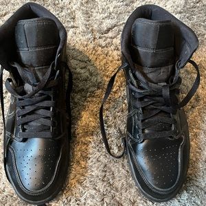 All black Air Jordan’s like new